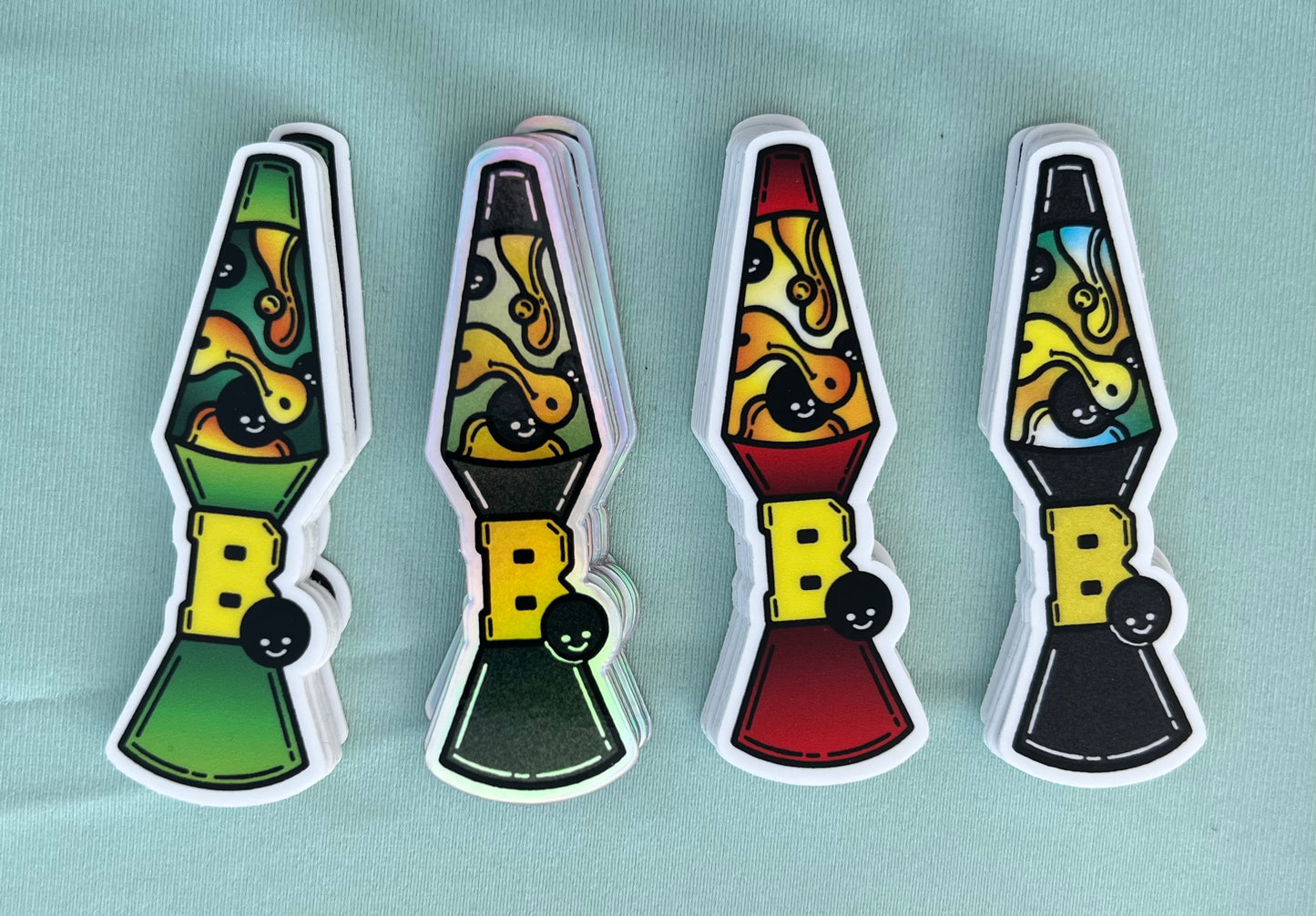 Lava lamp decal